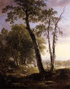 Asher Brown Durand Landscape Composition,Afternoon,in the woods Spain oil painting artist